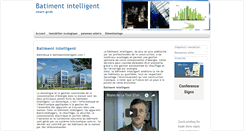 Desktop Screenshot of batimentintelligent.com